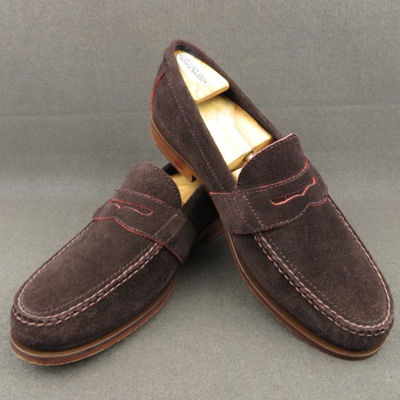Cole Haan C1175 Brown Suede Penny 